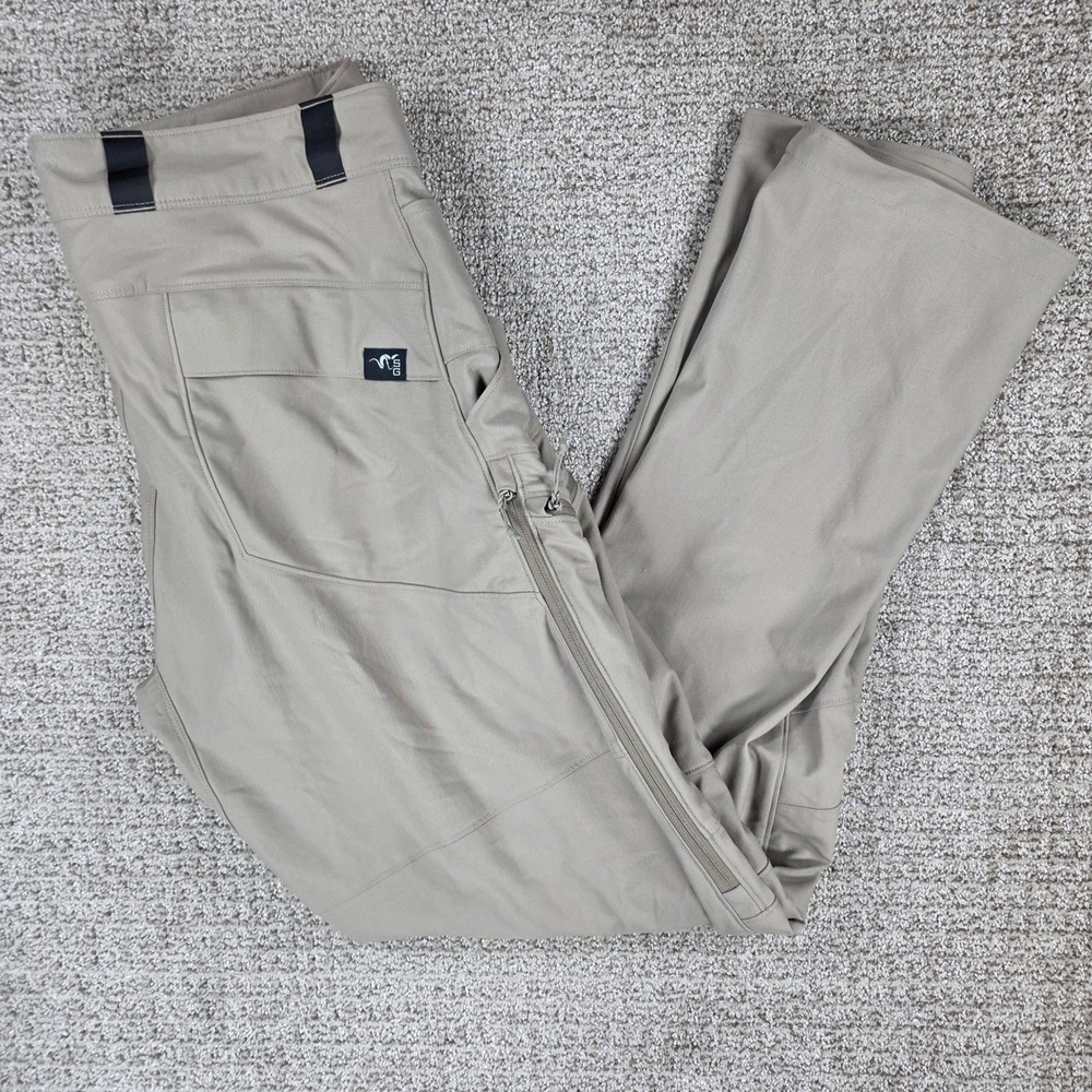 Stone Glacier Praxis Pant Tan Mens XL-Tall Belted Hunting Hiking Outdoor 38x36